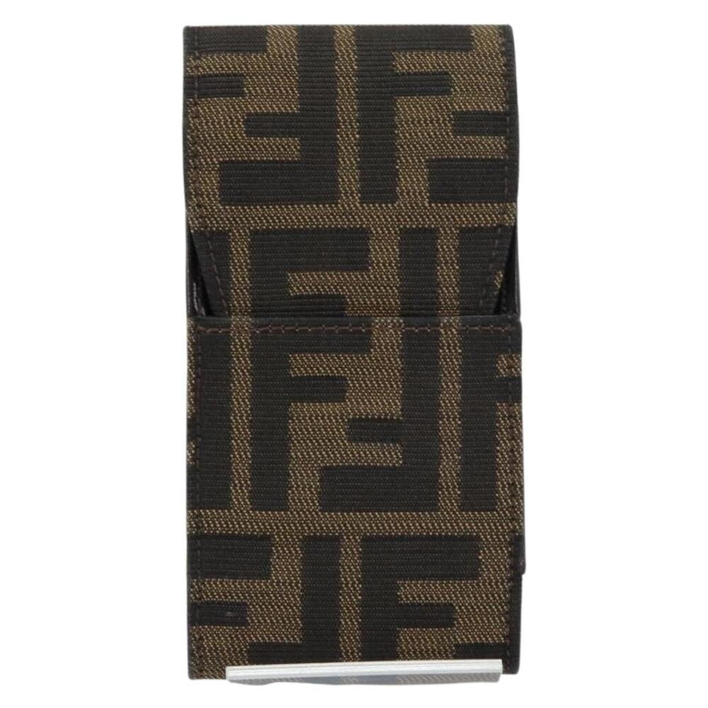 Fendi Zucca Cigarette Case Black